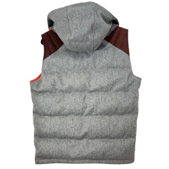Alps and Meters Alpine Hooded Vest Gray Mens Medium Pre-Loved - Picture 7 of 7